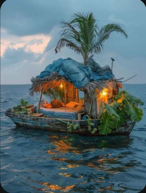 Getaway Aesthetic, House In The Forest, Nature Home, Floating House, Island Getaway, Forest House, Urban Life, Camping Experience, And So The Adventure Begins