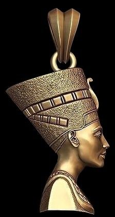 Nefertiti pendant. Akhenaten And Nefertiti, Nefertiti Earrings, Nefertiti Bust Sculpture, Nefertiti Pendant, Egyptian Queen Nefertiti, Egyptian Revival Jewelry, Egyptian Style, Tutankhamun, Egyptian Jewelry