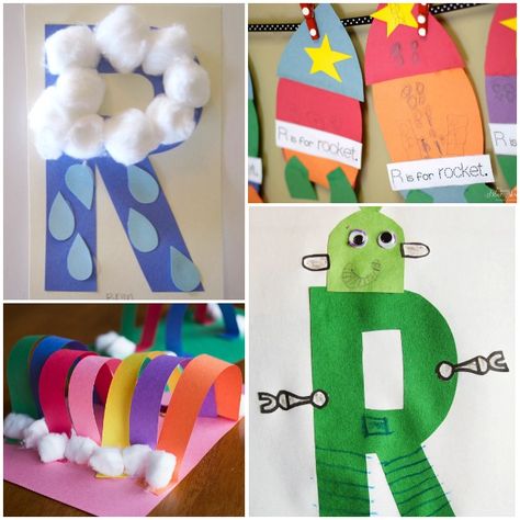 15 Letter R Crafts & Activities | Kids Activities Blog Letter R Crafts For Kindergarten, Letter R Activities For Preschool Crafts, Letter Rr Activities Preschool, R Crafts For Toddlers, R Is For Craft, Letter R Crafts For Toddlers, R Crafts For Preschool, R Is For, Letter R Activities For Kindergarten