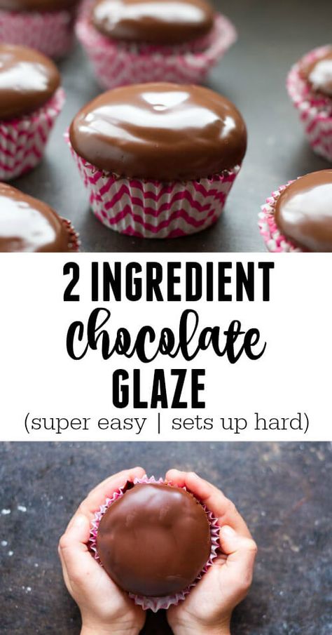 A 2 ingredient deep, dark chocolate glaze is the perfect finishing touch to any decadent dessert. #dairyfree #chocolate #frostingrecipes #chocolateglaze Chocolate Glaze That Hardens, Pourable Chocolate Frosting, Chocolate And Coconut Oil, Coconut Oil Chocolate Frosting, Diy Chocolate Icing, Chocolate Glaze For Cookies, Keto Chocolate Glaze, Keto Glaze Frosting, Chocolate Glaze For Brownies