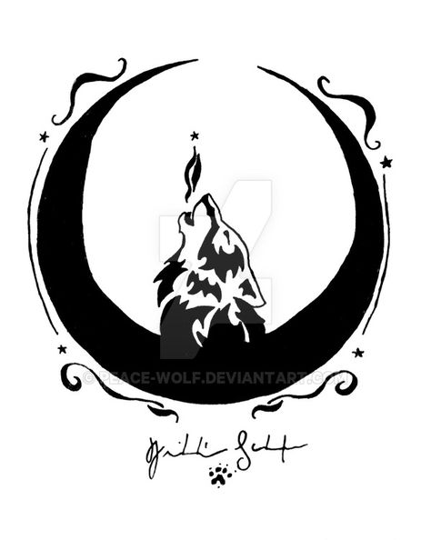 :: Guardian Wolf {by Peace-Wolf on DeviantArt} • Silhouette Art Stencils, Family Sleeve Tattoo, Tree Frog Tattoos, Flame Tattoo, Dachshund Tattoo, Tattoo Wolf, Super Tattoo, Tattoo Moon, Moon Wolf