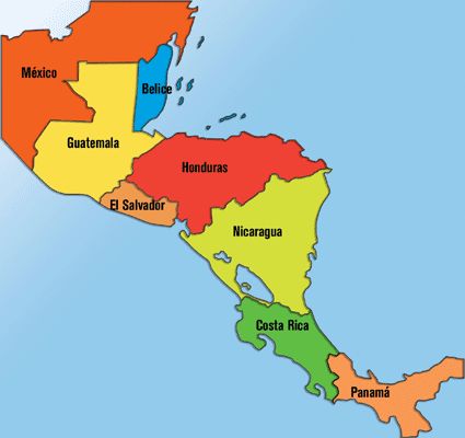 Mexico Map, Latin America, Central America, Social Studies, Honduras, Guatemala, Geography, North American, North America