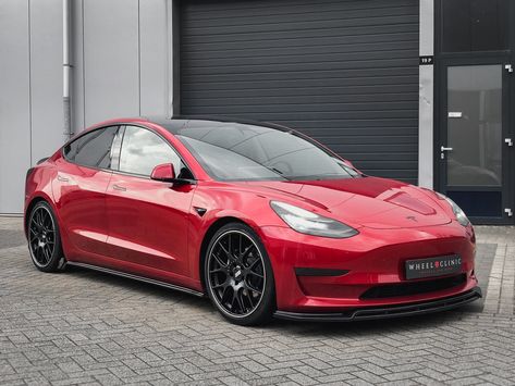 Wheel Front | Aftermarket & Custom Wheels Gallery - Tesla Model 3 Red BBS CH-R. Click for more info on wheel model, size, offset and finish. Custom Tesla Model 3, Tesla Car Luxury, Tesla Model S Custom, White Tesla, Tesla Car Models, Ghost Malone, Tesla Wheels, Tesla 3, Electric Cargo Bike