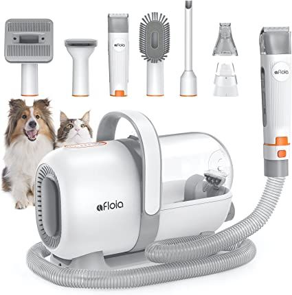 🐕【Professional Pet Salon at Home】 Afloia dog grooming kit includes 7 grooming tools: pet grooming brush, deshedding tool, hair clippers, paw trimmer, nail grinder, cleaning brush, and nozzle. This 7-in-one kit helps you do a professional grooming salon for your lovely pets at home effortlessly. Dog Grooming Kit, Dog Grooming Clippers, Dog Brush, Pet Grooming Supplies, Dream Pet, Dog Clippers, Nail Trimmer, Pet Grooming Tools, Pet People