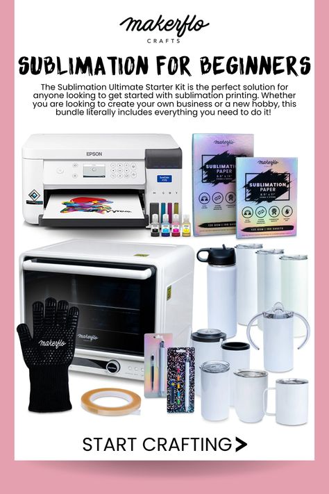 Sublimation for Beginners Sublimation For Beginners, Sublimation Ideas Projects Inspiration, Create Your Own Business, Art & Craft Kit, Sublimation Tumblers, Crafting Materials, Cricut Tutorials, Sublimation Paper