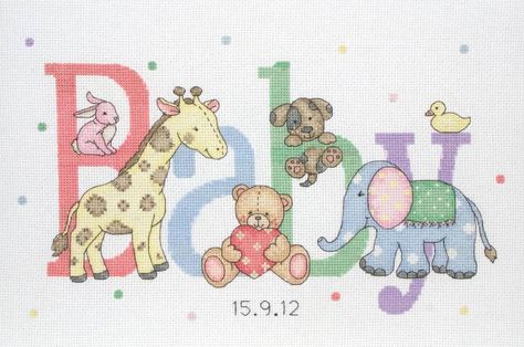 Free Baby Cross Stitch Patterns | This post appears in... Product Focus Birth Cross Stitch, Sampler Cross Stitch, Baby Cross Stitch Patterns, Baby Cross, Cross Stitch Baby, Cross Stitch Samplers, Counted Cross Stitch Kits, Cross Stitch Patterns Free, A Cross