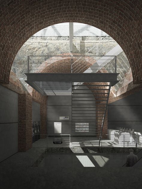 Reconciling Infrastructural Artifacts – MAS CONTEXT Arch Pic, Memory Architecture, Underground Architecture, Architectural Review, Architectural Association, Architecture Collage, Architecture Graphics, Architecture Rendering, Space Architecture