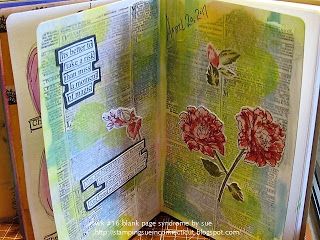 Stamping Sue: Art Journal - blank page syndrome White Sharpie, Wonder Book, Sharpie Marker, Book Flowers, Distressed Painting, Mini Book, Blank Page, Mixed Media Art Journaling, Some Cards