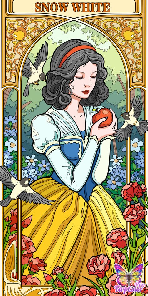 Deco Disney, Images Disney, Disney Artwork, Pinturas Disney, Disney Princess Art, Arte Inspo, Fairytale Art, Princess Art, Book Art Drawings