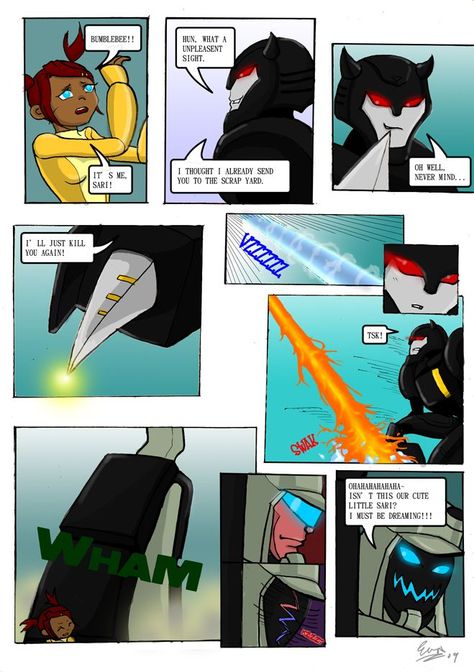 Blitzbee Comic, Blitzwing X Bumblebee, Transformers Defensor, Sg Transformers, Transformers Prime Funny, Transformers Soundwave, Transformers Starscream, Transformers Animated, Minecraft Anime