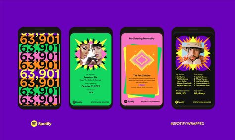 Making Moves: Designing Motion for 2022 Wrapped | Spotify Design Spotify Design, Southern Hip Hop, Spotify Wrapped, Graphic Design Styles, Motion Designer, Flow State, Sweet Pie, Design System, Favorite Words