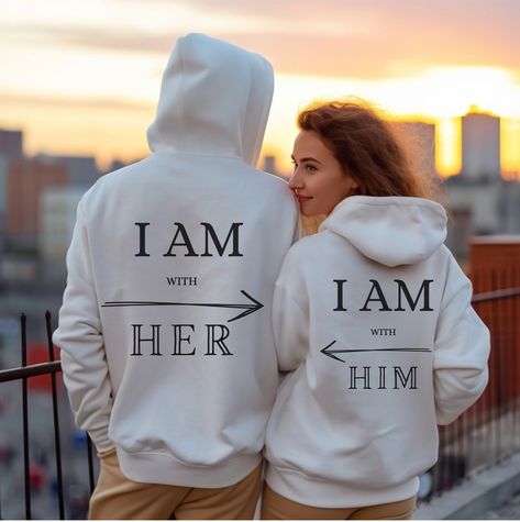 Custom Couple Hoodies, Matching Couple Hoodies, Hoodies For Couples, Hoodies Couple, Bf And Gf, Matching Hoodies For Couples, Couples Custom, Couple Hoodies, Hoodie Personalized