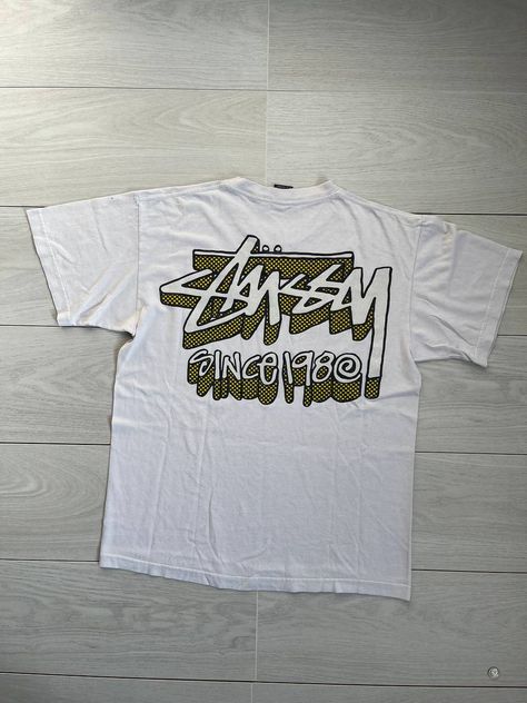 Vintage Vintage Stussy Big Logo T shirt | Grailed Stussy Vintage Tee, Stussy Design, Stussy T Shirt, Stussy Shirt, Stussy Vintage, Vintage Stussy, Design Tshirt, Logo T, Men's Tops