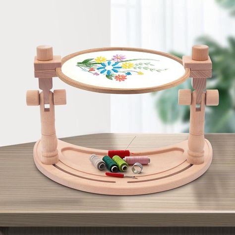 Cross Stitch Frame, Shed Frame, Wood Embroidery, Diy Desktop, Embroidery Frame, Stitch Sewing, Wooden Embroidery Hoops, Wooden Rack, Embroidery Tools