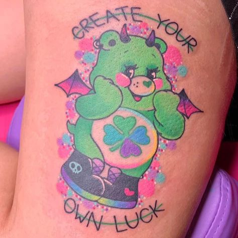 Palm Tattoo, Good Luck Bear, Palm Tattoos, Foot Tattoos, Anime Tattoos, Care Bears, Tattoos With Meaning, Beautiful Tattoos, Cute Tattoos