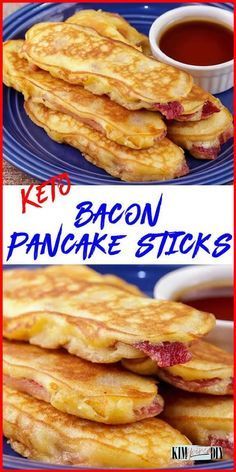 Start your morning off right with the best breakfast bacon pancake sticks. Low carb breakfast pancake bacon sticks don’t have to be hard to make and this one – pancake sticks are super simple. Easy pancake breakfast pancakes filled with bacon Pancake Sticks, Bacon Sticks, Griddle Pancakes, Pancake Bacon, Keto Pancake Recipe, Quick Low Carb Breakfast, Snack Alternatives, Low Carb Pancake, Bacon Pancake