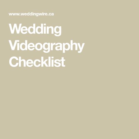 Wedding Videography Shot List, Wedding Videographer Checklist, Wedding Videography Checklist, Elopement Videography, Brain Aesthetic, Videography Tips, Wedding Budget Ideas, Videography Ideas, Photography Checklist