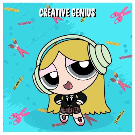 Created it with an app called Powerpuff yourself Powerpuff Yourself, Puff Girl, Quick Saves