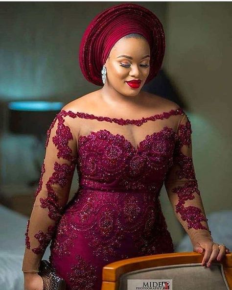 Nigerian Lace Styles, African Lace Styles, African Fashion Designers, Lace Gown Styles, African Dresses Modern, Afrikaanse Mode, Lace Dress Styles, Gaun Fashion, African Wedding Dress