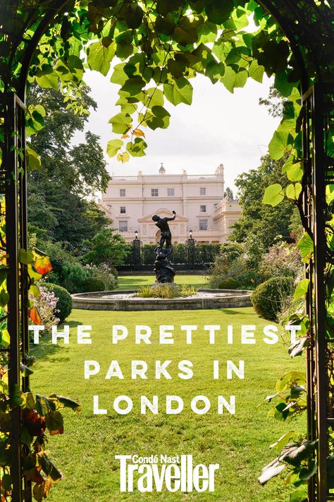 From big-hitting green spaces to the ultimate gardens to seek out, our editor's pick their favourite parks in #London Gardens In London, London Park Aesthetic, Best Parks In London, Queens Park London, Parks In London, London Gardens, Best Places In London, English Landscape Garden, London Parks