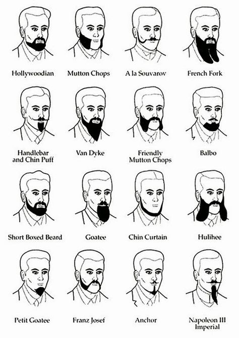 Different types of beards for men. Mens Facial, Men's Facial Hair, Mens Facial Hair Styles, Epic Beard, Haircut Types, Great Beards, Beard Styles For Men, Corte De Cabelo Masculino, Beard No Mustache