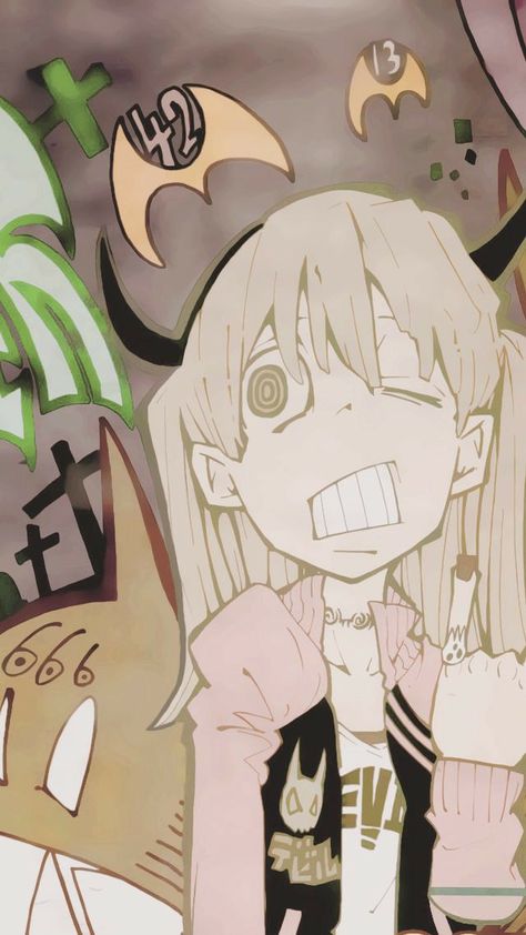 Soul Eater Wallpaper, Eater Wallpaper, Anime Soul Eater, Anime Soul, Soul Eater, Manga Covers, Cute Patterns Wallpaper, Pics Art, Funky Art