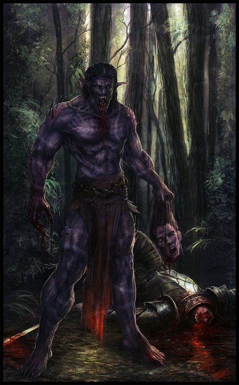 Stay out of the woods by Peter-Ortiz Irish Werewolf, Vampire Werewolf Hybrid, Demon With Horns, Werewolf Hybrid, Werewolf Vs Vampire, Uruk Hai, Vampire Werewolf, Hybrid Art, Werewolf Art