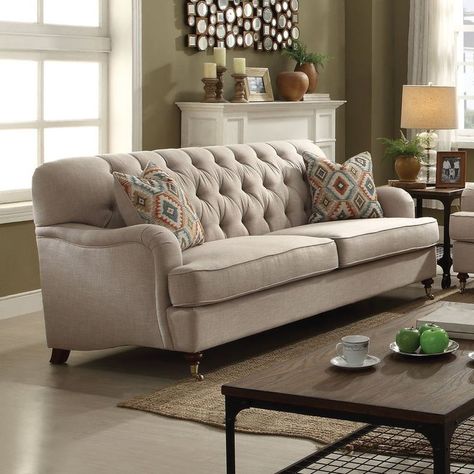 Cheap Living Room Sets, Cheap Couch, Cheap Living Room Furniture, Affordable Sofa, Style Anglais, Sofa Beige, Set Sofa, Traditional Sofa, Sofa Review