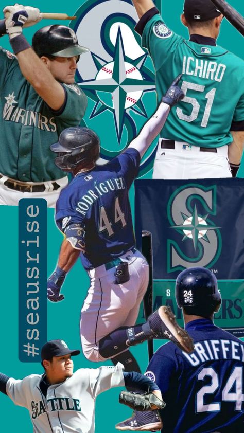 mariners wallpaper #seausrise #seattle #mariners #seattlemariners #j-rod Mariners Wallpaper, Seattle Mariners, Seattle