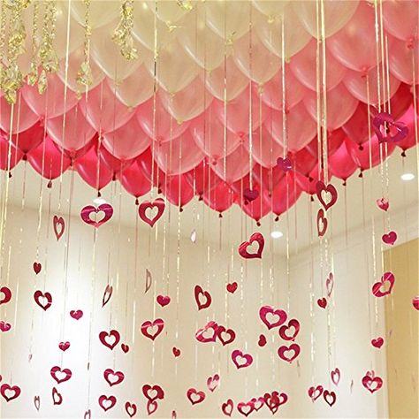 Balloons Valentines Day, 12 Balloons, Huge Party, Valentines Party Decor, Decorations Balloons, Balloon Background, Love Balloon, Party Store, Red Pendants