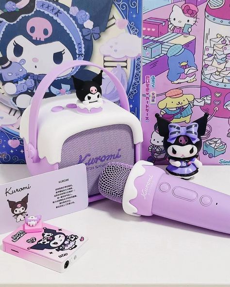 🎤Kuromi microphone speaker 🥰Now available in my shop! Search ‘YX3124’ to find it, Link in bio. Follow @cutelalacoshop for more cute items! #kuromi #speaker #kuromisanrio #kuromicore #hellokitty Kuromi Speaker, Cute Items, June 15, Find It, Link In Bio, Speaker, I Shop, Hello Kitty, Musical