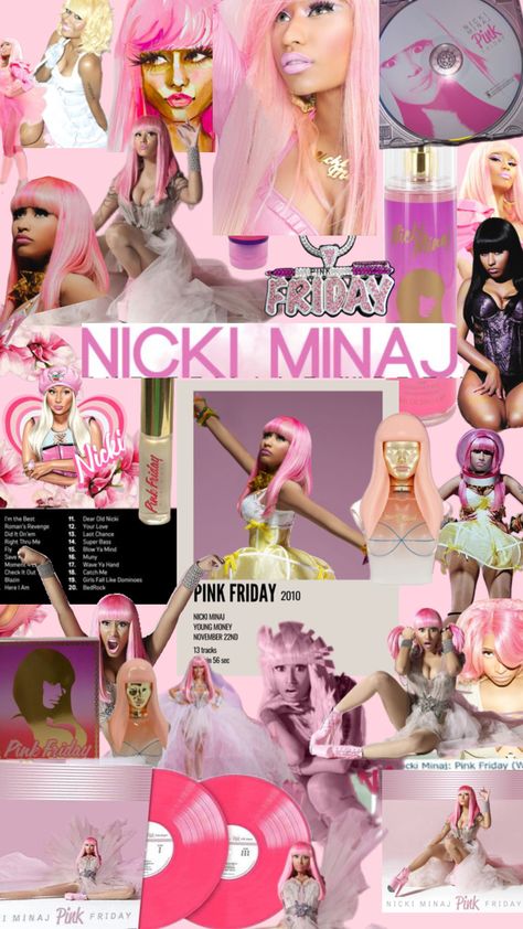 nicki minaj pink friday wallpaper #barbz #barbie #nickiminaj #thequeenofrap #barbies #pinkfridayalbum Nicki Minaj Aesthetic Anime, Nicki Minaj Collage, Friday Wallpaper, Barbie Diaries, Old Nicki Minaj, Vintage Desktop Wallpapers, Nicki Minaj Wallpaper, Joseline Hernandez, Nicki Minaj Quotes