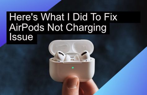 What I did to fix AirPods not charging How To Listen To People With Airpods, How To Clean Airpods, How To Find Airpods, How To Make Airpods Louder, How To Make Your Airpods Louder, Airpod Pro, Airpods Case, Airpod Case, Airpods Pro