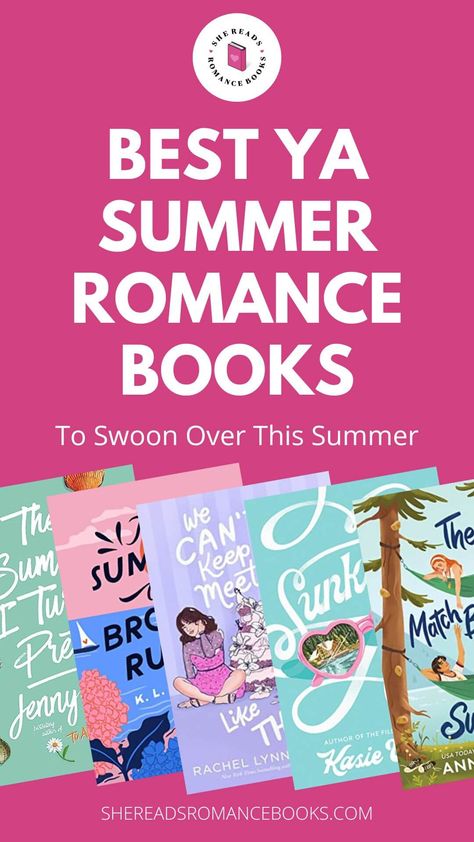 10 Must-Read Young Adult Summer Romance Books to Swoon Over – She Reads Romance Books Ya Summer Romance Books, Highschool Romance Books, Romance Books For Teens, Summer Romance Books, Ya Romance Books, Ya Books Romance, Clean Romance Books, Ya Romance, Beach Romance