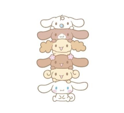 Mocha Cinnamoroll Icon, Cinnamon Rolls Family Sanrio, Cinnamoroll And His Friends, Cinnamon Roll Family Sanrio, Cinnamoroll And Mocha Wallpaper, Cinnamoroll Family, Chicken Drawing, Future Wallpaper, Kitty Drawing