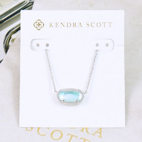 Nwt Kendra Scott Elisa Necklace I Will Not Accept Offers For A Bundle Deal, A 15% Discount Will Apply Automatically. Light Blue Illusion Chain: 15" + 2" Extension; Pendant: 1" X 3/8" Rhodium Plated / Silver Tone Lobster Clasp Birthstone: March Brand New With Holder Card And Pouch, No Gift Box. Please Check My Store For Other Colors And Styles!! Kendra Scott Necklace Silver Chain, Kendra Scott Silver Necklace, Kendra Scott Elisa Necklace, Elisa Necklace, Illusion Necklace, Kendra Scott Necklace Elisa, Kendra Scott Silver, Kendra Scott Elisa, Cute Birthday Ideas