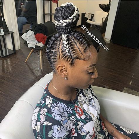 Feeding Braids Ponytail, Feeding Braids, Goddess Braid Styles, Goddess Braid, Stitch Braid, Feed In Ponytail, Vacation Hair, Feed Ins, Cornrow Ponytail