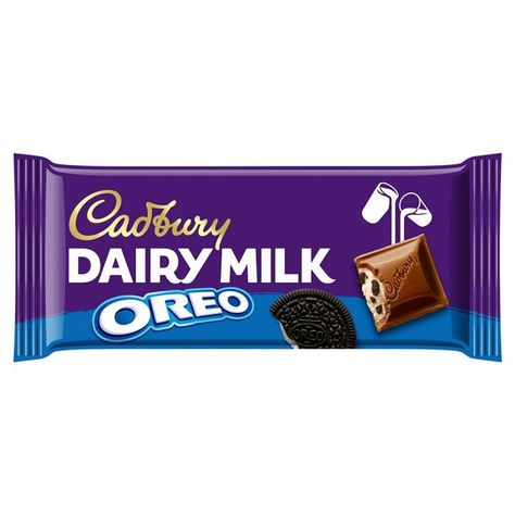 Coklat Dairy Milk, Cadbury Oreo, Holi Painting, Oreo Bars, Cadbury Dairy Milk Chocolate, Oreo Biscuits, Oreo Chocolate, Vanilla Filling, Dairy Milk Chocolate