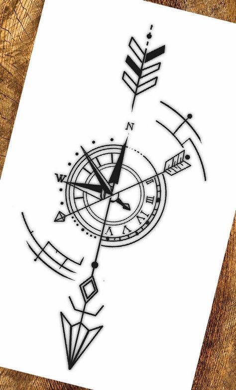 Compass Tattoos Arm, Compass And Map Tattoo, Calf Tattoo Men, Compass Tattoos, Wing Tattoo Men, Simple Tattoos For Guys, Tattoos Arm, Rose Tattoos For Men, Compass Tattoo Design