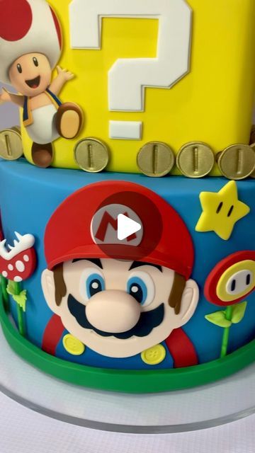 Cre8acake by Julie on Instagram: "Super Mario Birthday Cake #supermario #mariobros #boyscake #cake #cakeart #extremecakemakers #cakedecorating #cakedesigner #illawarracakes #cre8acakebyjulie #awesomecakes #cakesofinstagram" Super Mario Brothers Characters, Super Mario Theme Cake, Super Mario Cakes Birthday, Super Mario Cake Easy, Super Mario Cakes, Super Mario Birthday Cake, Super Mario Bros Cake, Mario Birthday Cake, Mario Bros Cake