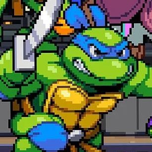 Leonardo Tmnt Icon, Leo Tmnt Pfp, Tmnt Matching Pfps, Tmnt Matching Icons, Shredder's Revenge, Tmnt Icons, Tmnt Pfp, Tmnt Games, Tmnt 1987