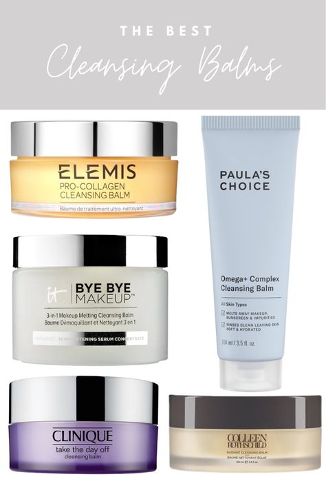 Cleansing balms are a luxurious skin care step for removing stubborn makeup & serious grime. Here's how to use the best cleansing balms. Cleansing Balm For Oily Skin, Naturium Cleansing Balm, Oil Cleansing Balm, Cleansing Balm Korean, Best Cleansing Balm, Dry Skin Care Routine, Beauty Products Gifts, Skin Care Steps, Best Skincare Products