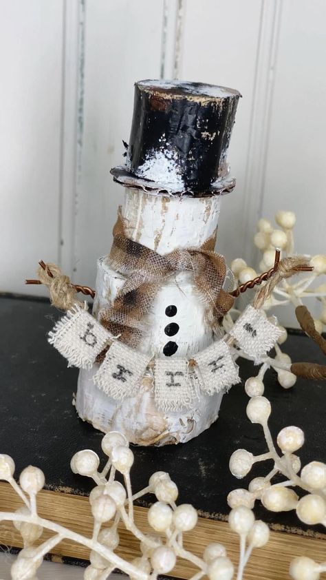 ☃️Let’s Make a SNOWMAN ORNAMENT out of Dollar Tree Birch Wood Pieces in 2022 | Christmas crafts, Christmas ornament crafts, Dollar store christmas crafts Diy Snowmen, Christmas Crafts To Make, Country Christmas Decorations, Diy Christmas Decorations Easy, Christmas Wood Crafts, Holiday Crafts Christmas, Snowman Crafts, Christmas Ornaments Homemade, Supply List