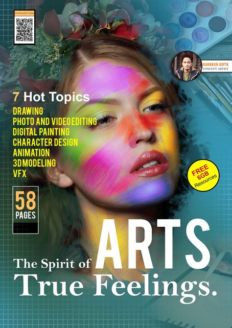 Artsy Magazine Cover, Aesthetic Magazine Cover Graphic Design, Art Magazine Cover, Magazine Cover Page, Vfx Artist, Art Magazine, Cover Art Design, Design Posters, Character Design Animation