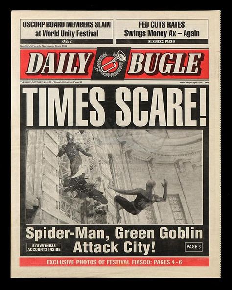 Spiderman 2002, Daily Bugle, Spiderman Poster, 2160x3840 Wallpaper, Spectacular Spider Man, Horror Posters, Marvel Posters, Green Goblin, Man Movies