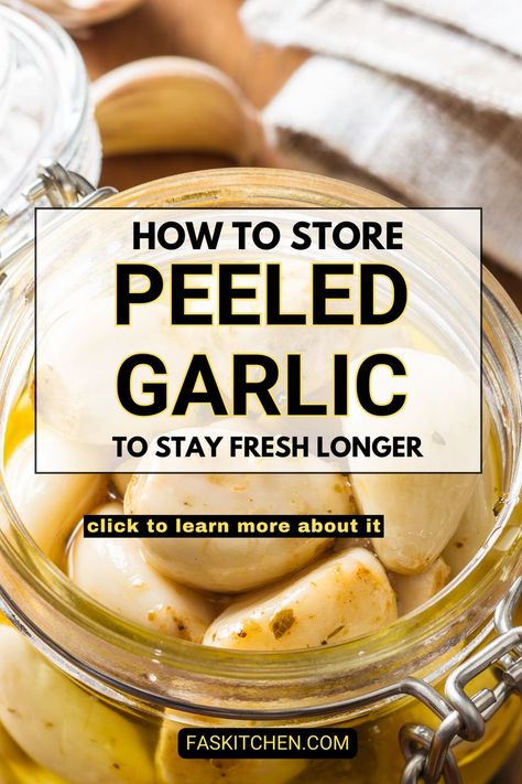 A close-up of a person’s hand peeling a garlic clove on a wooden cutting board, surrounded by garlic bulbs and peeled garlic cloves, ready for cooking. Best Way To Peel Garlic, Storing Peeled Garlic, How To Store Peeled Garlic, Freezing Garlic Cloves, How To Preserve Fresh Garlic, Preserve Garlic, Freezing Garlic, How To Peel Garlic, Garlic Bulb