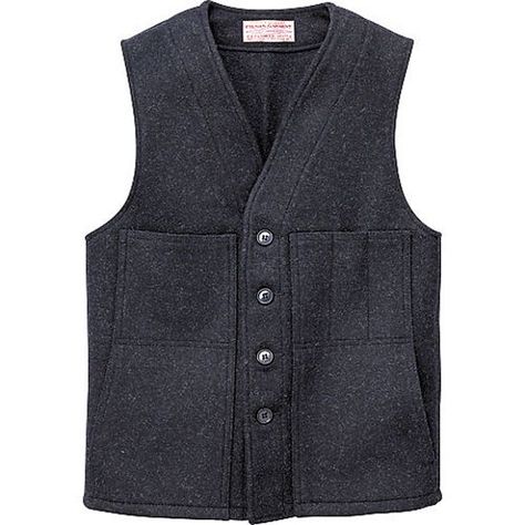 FILSON Mens Mackinaw Wool Vest Filson Vest, Filson Mackinaw, Filson Jacket, Filson Mens, Navy Blue Vest, Iron Ranger, Punk Culture, Health Art, Jackets Casual