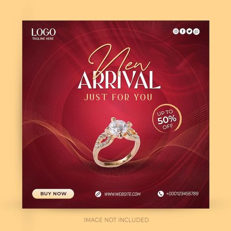 Jewelery Instagram Post Design, Jewelry Posts Instagram, Jewelry Social Media Design, Jewelry Ads Creative, Jewellery Social Media Post, Jewelry Social Media Post, Jewellery Creative Ads, Jewelry Poster Design, Jewellery Banner