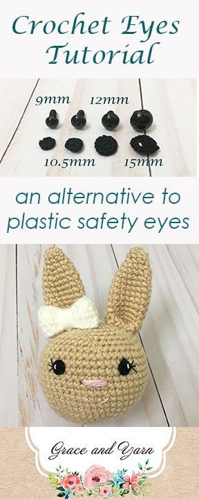 Eyes For Amigurumi, Eyes Tutorial, Crochet Eyes, Crochet Gratis, Haken Baby, Creation Couture, Safety Eyes, Love Crochet, Thread Crochet