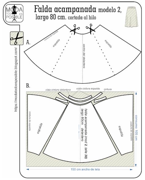 Sewing Pattern Pieces, Recycled Costumes, Maxi Skirt Pattern, Circle Skirt Pattern, Sewing Measurements, Easy Dress Sewing Patterns, Apron Sewing Pattern, Dress Patterns Free, Sewing Bee